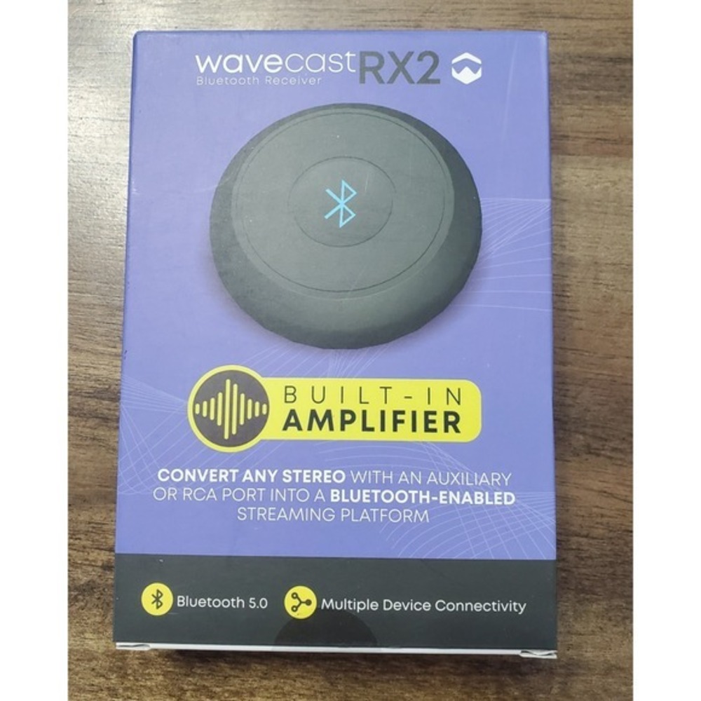 Paww Wavecast RX v2 Bluetooth Receiver w/ Built-In Amplifier New SEALED BOX